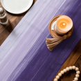 thumbnail image 4 of Table Runners 36 Inches Long, Purple Ombre Cotton Linen Kitchen Dining Coffee Table Runner for Party Home Decor, Modern Abstract Art Ocean Oil Painting Tabletop Dresser Scarves Runner 13x36 Inch, 4 of 9