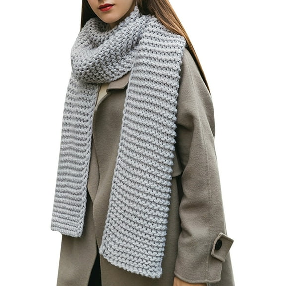 Scarf Winter Multi Colored Kint Long Wraps Elasticity Light Warm Scarves Womens Men Long Thick Scarves Knit Couples Shawl Wraps For Women