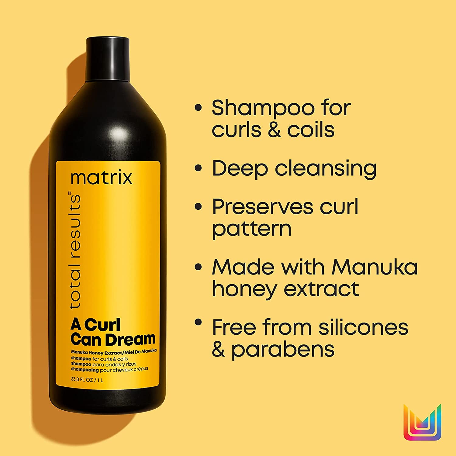 Matrix A Curl Can Dream Deep Cleansing Shampoo And A Curl Can Dream Rich Mask liter Duo