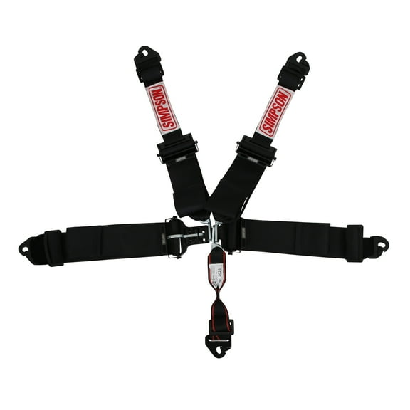Simpson Racing 132LD5WC Latch & Link Harness 3" Double Pull down 3-2 Shoulder SFI 16.1