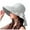 Silver, variant on AWZXDE Wide Brim Ponytail Adjustable Beach Hat Sun Hat For Summer Outdoor Travel Sun Block And Casual Wear Beige