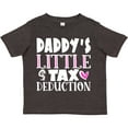 thumbnail image 3 of Inktastic Daddy's Little Tax Deduction Pink Hearts Boys or Girls Toddler T-Shirt, 3 of 5