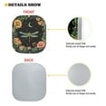 thumbnail image 2 of KUIFORTI Dragonfly Windshield Sun Shade Foldable Sunshades for Women, 2 Pack Windshield Cover, 28.5"x25.5" Portable Front Window Sunshade for SUVs/Pickups/Sedans, 2 of 5