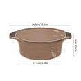 thumbnail image 2 of Tauxra Transparent Plastic Wash Basin 3 Sizes For Bathroom Dormitory Infant Foot Washing Multi Use, 2 of 6