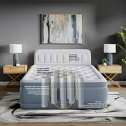 Beautyrest® LUXA REST™ 24 Queen Raised Air Mattress with Integrated Headboard, Auto Shut-Off Built-in Pump