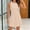 Beige, variant on Dresses For Women Sevevn Woman Fashion Comfortable Summer Solid Color Sleeveless Round-Neck Dress