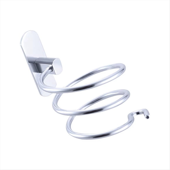 Organizador de Secador de Pelo de Aluminio para Baño, Soporte para Secador y Plancha de Pelo, Estantes de Pared, Accesorios, Soplador C