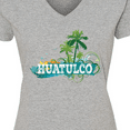 thumbnail image 4 of Inktastic Huatulco Mexico Vacation Women's V-Neck T-Shirt, 4 of 5