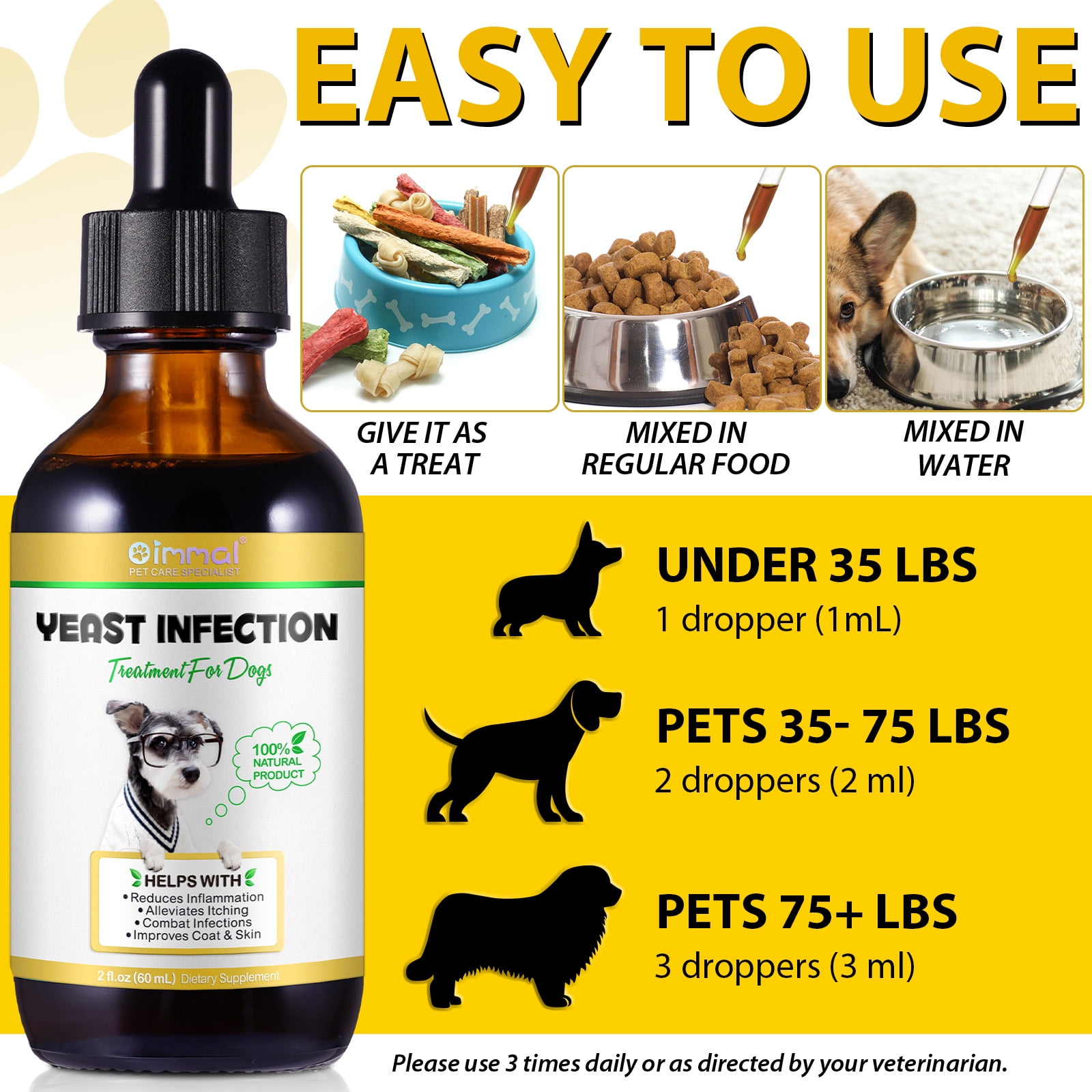 Natural treatment for dog yeast infection 2025