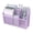 Purple, variant on INTIGE 3-Grid Mesh Wall Mount Pencil Holder, Small Magnetic locker accessories, Black