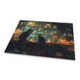 thumbnail image 2 of 12x16 inch Bar Painting For Wall Black Cat In The Tavern,Indoor Bar,Tavern,Lounge,Man Cave Decorative Paintings,Charm Black Cat In The Tavern Art Oil Paintings On Canvas Wall Art,For Kitchen, 2 of 6