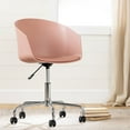 thumbnail image 5 of South Shore Gravity Rubbed Black Desk and 1 Flam Pink Swivel Chair Set, 5 of 6