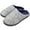 Marled Grey, variant on SLM Men's Bedroom Slippers Non Skid Faux Fur Lined House Shoe Slides