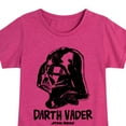 thumbnail image 3 of Star Wars - Sketch Darth Vader - Toddler And Youth Girls Fitted Short Sleeve Tee, 3 of 5
