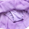 thumbnail image 4 of TSSOE Girls' Kids Flutter Short Sleeve Ballet Dance Tutu Dress Skirted Leotard Gymnastics Purple 8-10, 4 of 5