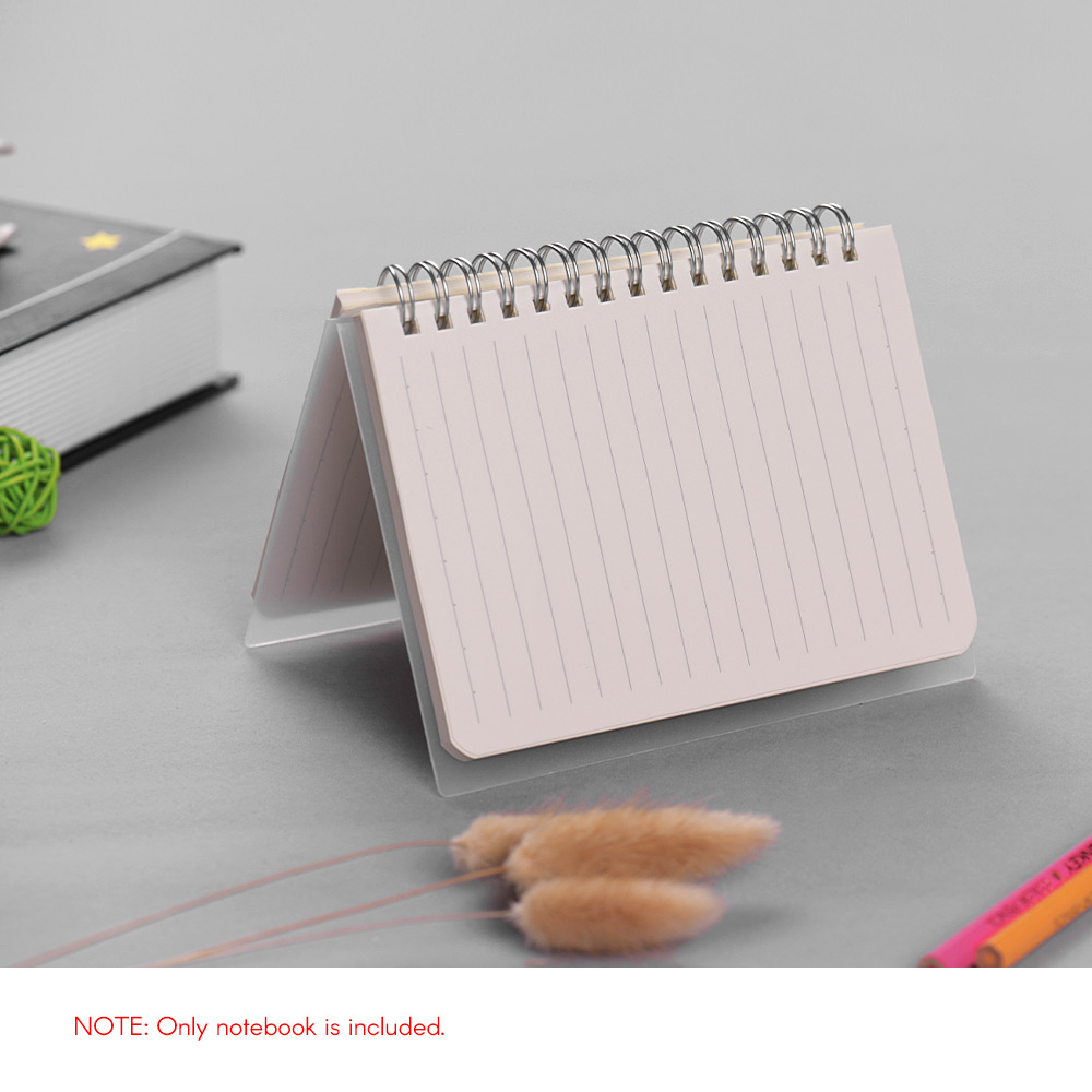 A6 Coil Notebook Spiral Notebooks with Elastic Band 8mm Lined Pages