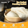 thumbnail image 4 of Pre-Seasoned Cast Iron Dutch Oven Pot with Skillet Lid, 5 Qt Bread Dutch Oven Includes Proofing Basket Sourdough Starter Kit for Bread Baking, Camping, Frying and Braising, 4 of 7