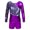 Purple, variant on inhzoy Girls Gymnastics Leotards with Athletic Shorts Dance Outfits