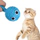 thumbnail image 4 of Juguete de cuerda de algodón para gato, 5 uds., forma de pulpo azul con campana para entrenar y jugar, 4 of 5