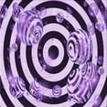thumbnail image 1 of Ahgly Company Machine Washable Indoor Square Transitional Purple Iris Purple Area Rugs, 6' Square, 1 of 7