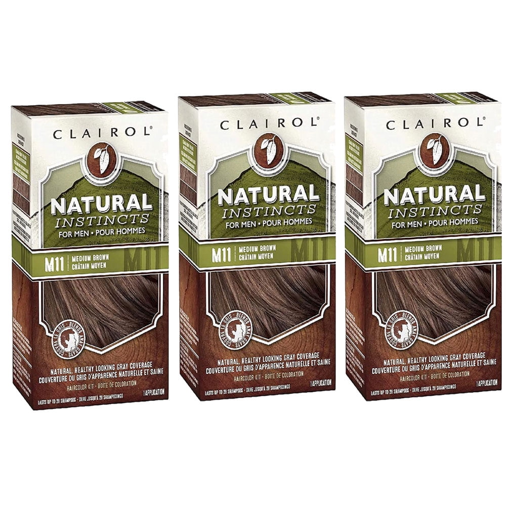 (3 Pack) Clairol Natural Instincts SemiPermanent Hair Color kit For