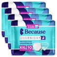 thumbnail image 2 of Ropa interior desechable para adultos para incontinencia Because Overnight XXL, 2 of 9