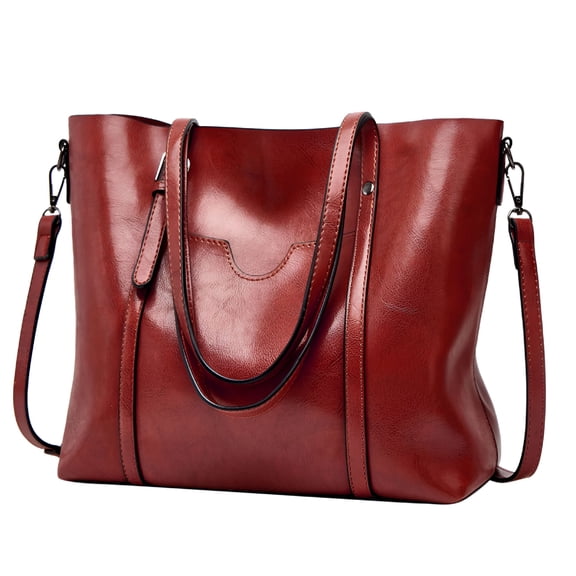 GASTROPOD Handbags for Women Large Designer Ladies Bag Pocket Purse Leather Red Purses for Women