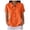Orange, variant on Womens Summer Tops Waffle Knit Button Down Shirts Casual V Neck Short Sleeve Shacket Jacket Dressy Blouses Orange,L