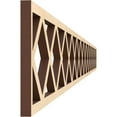 thumbnail image 3 of Ekena Millwork 46 3/8"W x 4"H x 3/8"T Wolford Fretwork Moulding, Birch, 3 of 13