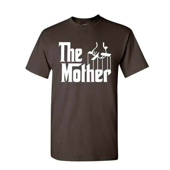 Tee Hunt The Mother T-Shirt Movie Parody Funny Mother's Day Mommy Mama Mens Shirt, Brown, Small