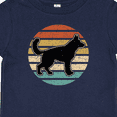 thumbnail image 4 of Inktastic German Shepherd Silhouette Vintage Retro Boys or Girls Baby T-Shirt, 4 of 5