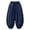 pants 257#Navy, variant on Girl's Elastic Waist Solid Color Thin Lightweight Balloon Pants for Kids Breathable Blend Trousers Versatile Causal Daily Wear,Navy,Size 3 Y-4 Y