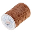 thumbnail image 2 of Yingyy 1 Roll 150D Waxed Polyester Suitable for Braided Thread for DIY Leathercrafts Light Brown, 2 of 6