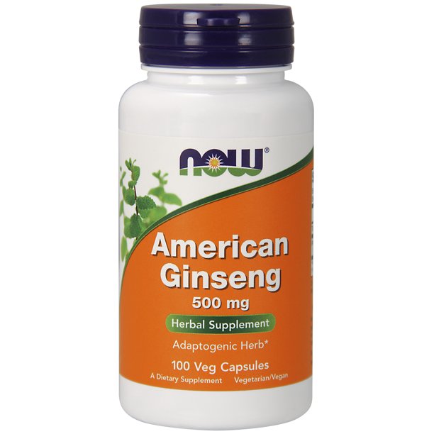 NOW Supplements, American Ginseng (Panax quinquefolius) 500 mg, Herbal