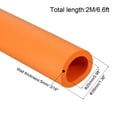 thumbnail image 2 of Foam Grip Tubing Handle Grips 25mm ID 35mm OD 6.6ft Orange for Utensils, Fitness, Tools Handle, 2 of 6