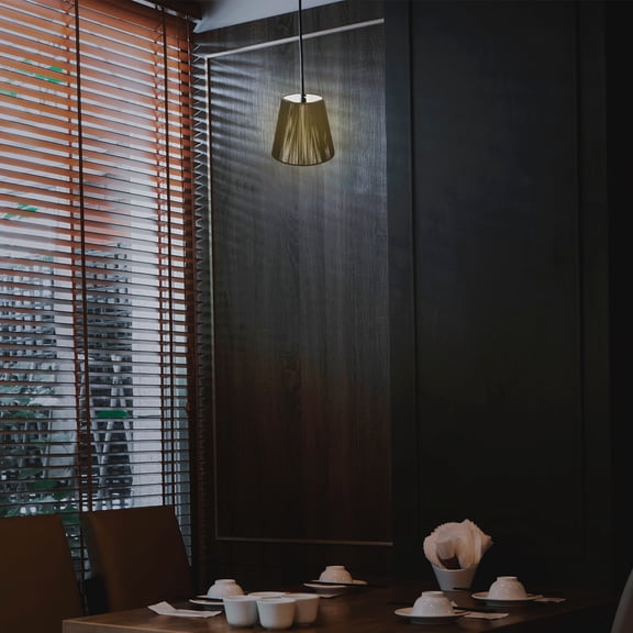 KONTONTY Black Cloth Lamp Shade Cover for Ceiling Wall Lamps Durable Protective Light Shade