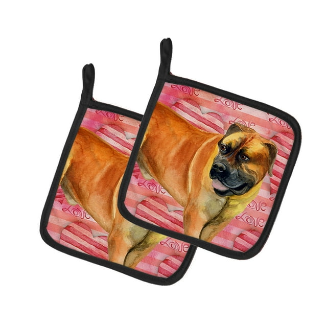 Carolines Treasures BB9733PTHD Paire de Porte-Pots Boerboel