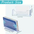 thumbnail image 4 of SUTENGDA 64 Pack Business Card Holder Desktop Business Card Stand Acrylic Card Holder Clear Postcard Holder Business Card Display Holder for Home Office Desk Table, 4 of 4