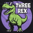 thumbnail image 2 of Toddler Funny T Shirts Three Rex Sarcastic Birthday Tee For Young Kids, 2 of 8