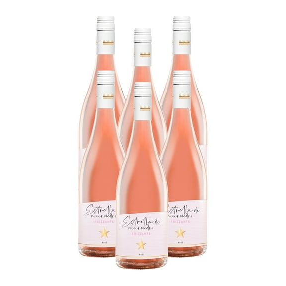 Pack De 6 Vino Rosado Frizzante Estrella De Murviedro Rose 750Ml