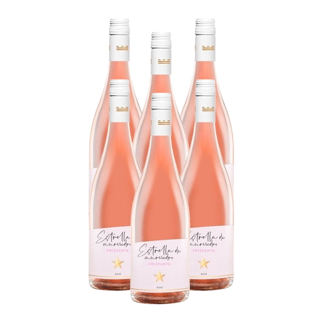 Pack De 6 Vino Rosado Frizzante Estrella De Murviedro Rose 750Ml