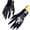 Black, variant on 2pack Halloween Gloves Scary Nails Gloves Long Gloves Monsters Wolf Handwear