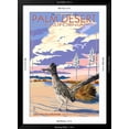 thumbnail image 5 of Art.com Palm Desert, California - Roadrunner Scene Art Print by Lantern Press, Black Frame Wall Art, 32" x 44", 5 of 5