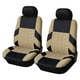 thumbnail image 2 of Paquete de 2 fundas universales para asientos delanteros | Cojín de poliéster transpirable para todas las estaciones | Se adapta a la mayoría de los modelos | Opciones multicolor: protege de las, 2 of 3