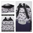thumbnail image 3 of CHAOYUNYI Women’s Backpack Bag Medium Size with Trolley Sleeve, Adjustable Strap/ Top Handle, Water Resistant Travel Daypack, Gray Dog, 3 of 7