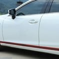 thumbnail image 6 of Anti-collision Car Trim Strip, Car Styling DIY Door Sill Pedal Trim Bumper Moulding Strip Protector Edge Guard, Carbon Fiber Textured Surface, Shiny and Beautiful, 6 of 8