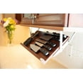 thumbnail image 4 of Under Cabinet Knife Storage - Multiple Sizes and colors available (Walnut, Small), 4 of 6