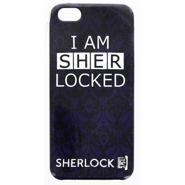 Sherlock Iphone 5 Hard Snap Case I Am Sher Locked Purple Walmart Com Walmart Com