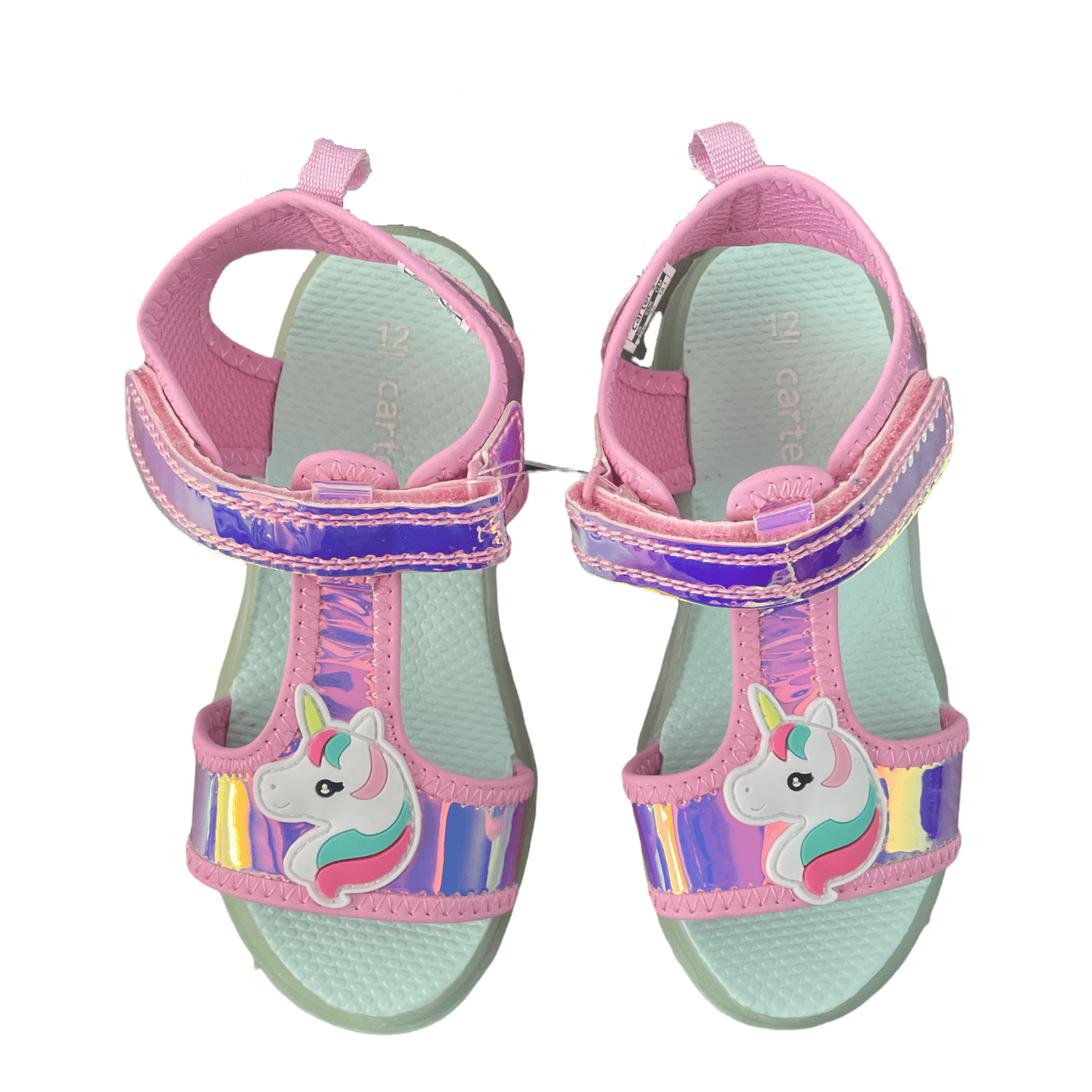carter's rainbow light up sandals