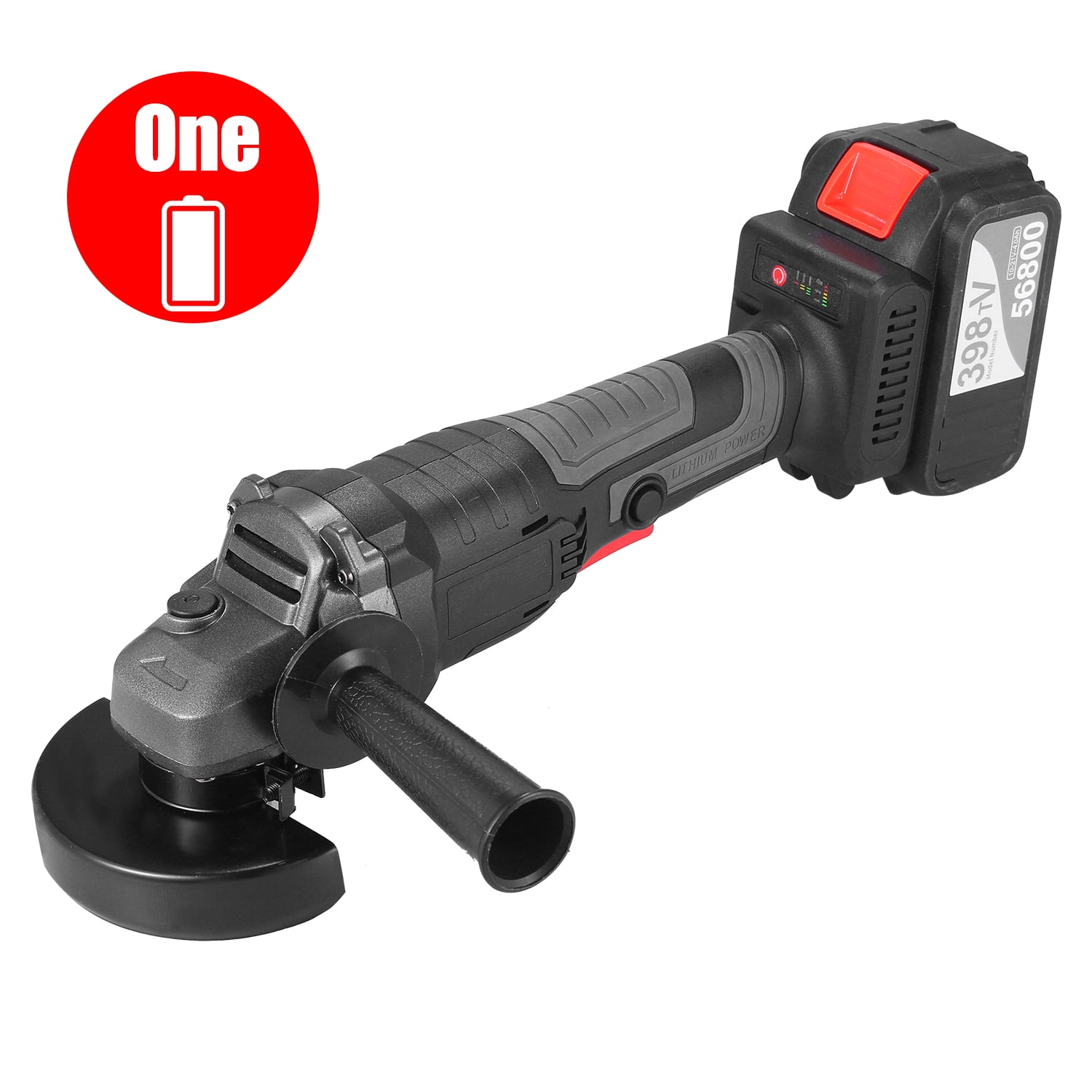 18V Brushless Angle Grinder Tool 100mm Variable Speed 4.0Ah LithiumIon Electric Cordless